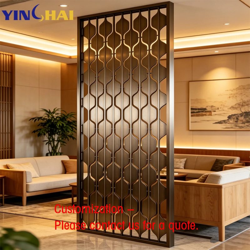 Partition Screen Divider - Özel Tasarım Modern Paslanmaz Çelik Oda
