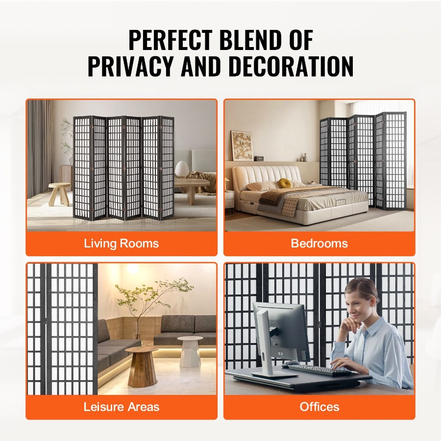 6 Panel Japon Oda Bölücü Katla - Partition Screen Divider incelemesi ve fiyatı
